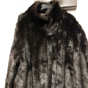 Jaclyn Smith Black Faux Jacket